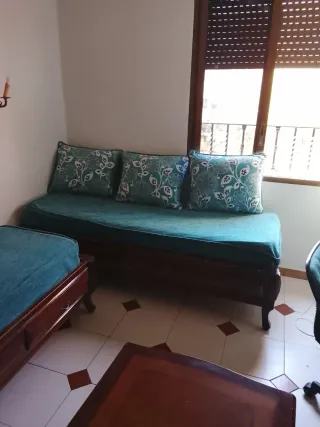 Salón Árabe Marrón y Turquesa