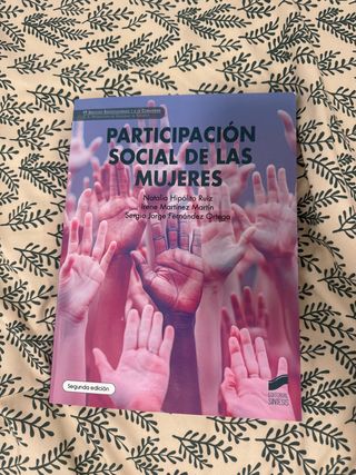 Libro Participación social de las mujeres