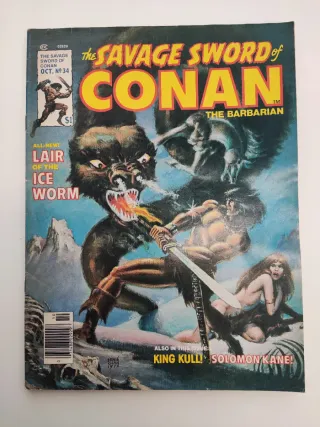 THE SAVAGE SWORD OF CONAN 34 THE BARBARIAN