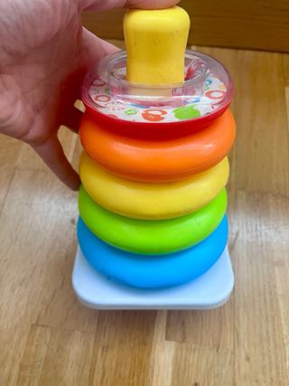 Lote Juguetes Bebé: Aro, Coche, Bloque