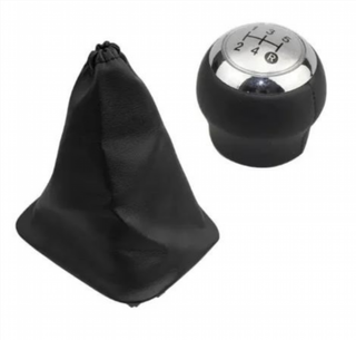 Pomo palanca cambios Toyota 5 vel. silver