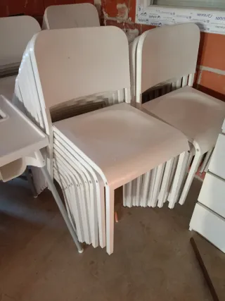 10 Sillas Blancas para exterior