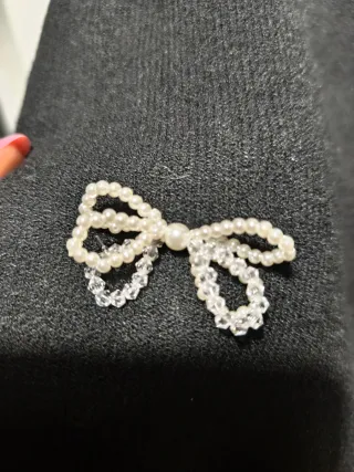 Jersey COSMODA negro lazo pedrería talla única