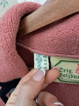 Giacca Tirolese Vintage Salzburger Lana Vergine