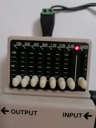 BOSS GE-7 Equalizer pedal ecualizador de guitarra