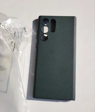 Funda protectora verde Galaxy S22 Ultra