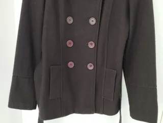 Cappotto corto lana marrone tg.M