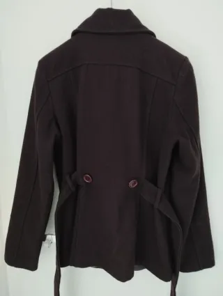 Cappotto corto lana marrone tg.M