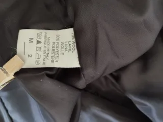 Cappotto corto lana marrone tg.M