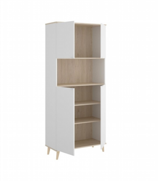 Mueble Alto Auxiliar Wok. Blanco/Natural