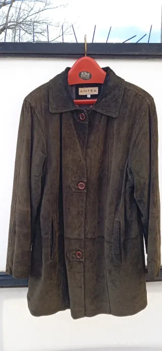 Chaquetón de ante
