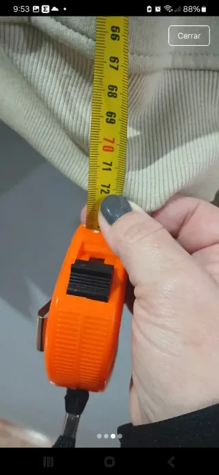 Sudadera Beige Talla M