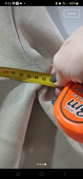 Sudadera Beige Talla M