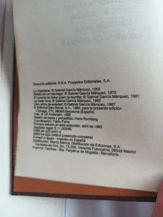 Summa literaria .Gabriel García Marquez