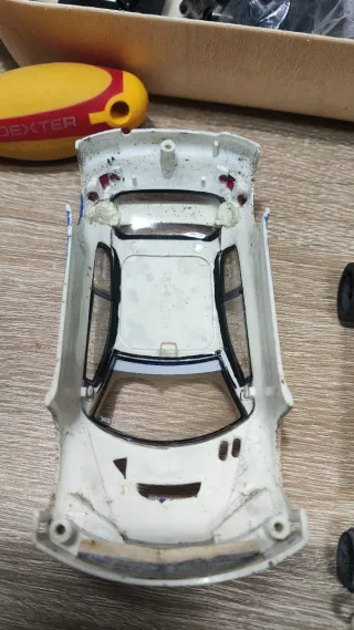 Coche Scalextric Peugeot 206 WRC Proyecto.
