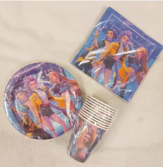 Conjunto 40 peças K-Pop Demons Hunters Huntrix