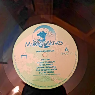 David Knopfler Behind the Lines LP 12" 33 RPM 1985