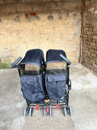 Maclaren Silla de Paseo Doble Negra