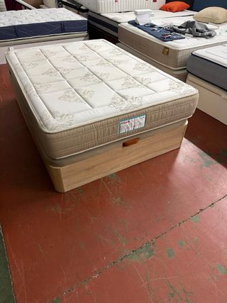 CANAPE Y COLCHON FLEX GOUDA VISCO 135x190