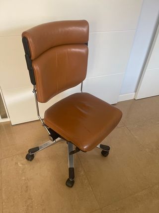 REGALO Silla de oficina giratoria de piel