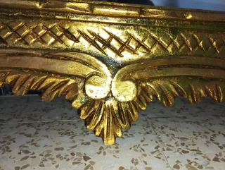 Espejo Marco Antiguo Dorado 75x105 cm