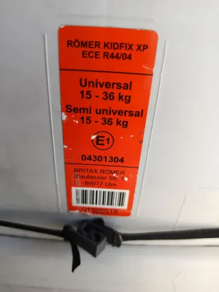Silla Römer Kidfix XP. De 15 a 36 kg