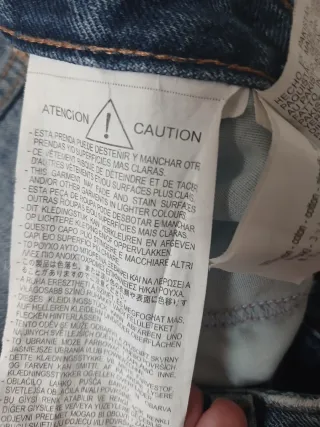 Pantalón vaquero Zara azul
