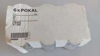 6 Vasos de chupito 5 cl