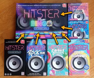 Inserto Hitster Music Bingo