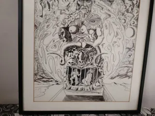 Cuadro terror cómic