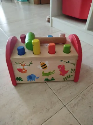 Lote Juguetes Madera Infantil Bloques