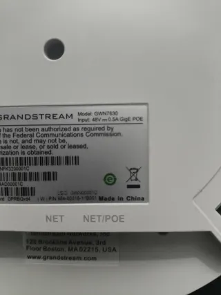 Punto Acceso WiFi 5 Grandstream