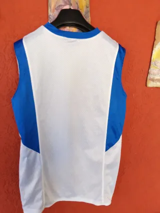 Smanicato Nike Bianco e Blu