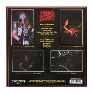 MORBID ANGEL - Altars Of Madness LP, Vinilo Negro