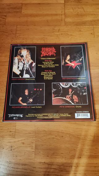 MORBID ANGEL - Altars Of Madness LP, Vinilo Negro