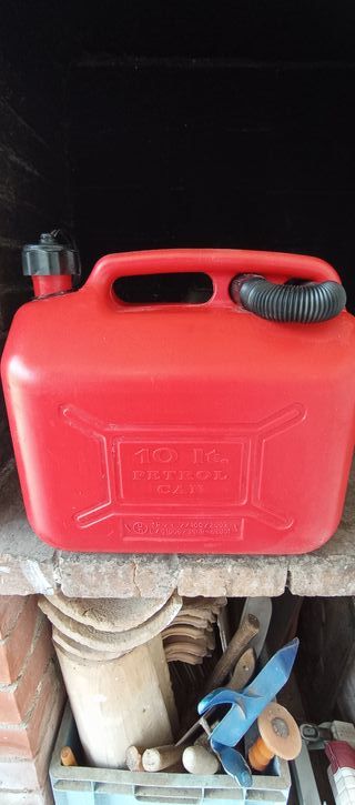 Bidón Gasolina 10L Rojo homologado