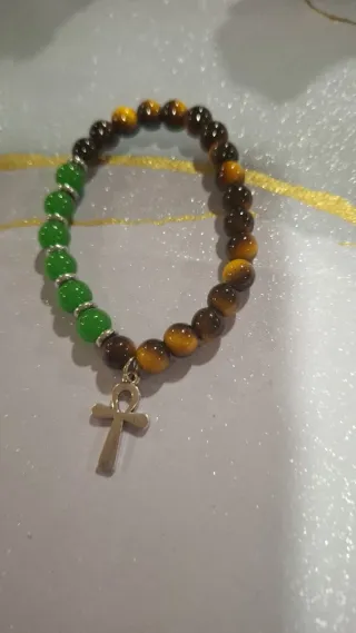 Pulsera con dije Ankh