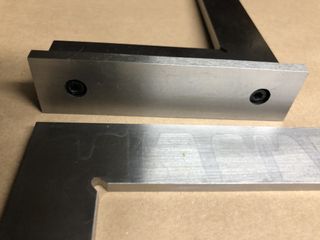 ESCUADRA LISA+C/SOMBRERO 150mm INOX DIN875/0 2P