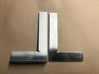 ESCUADRA LISA+C/SOMBRERO 150mm INOX DIN875/0 2P