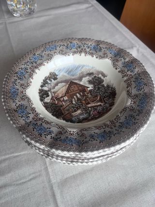 6 Platos Hondos La Cartuja Viejo Molino