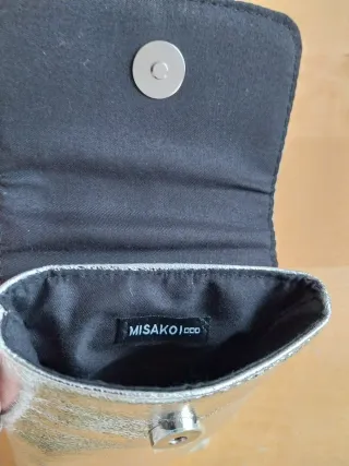 Bolso plateado Misako