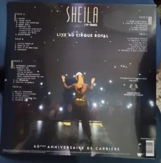 Lote 5 Vinilos triples Sheila Live Bruxelles Nuevo