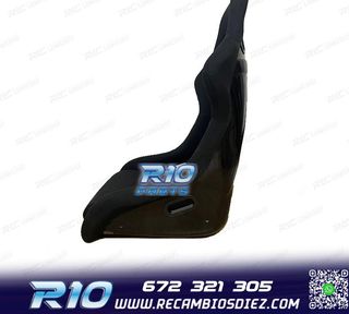 ASIENTO BAQUET SPEEDWAY NEGRO ESTILO EVO