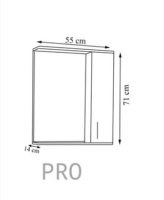 Espejo con mueble e iluminación LED