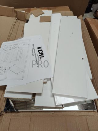 Espejo con mueble e iluminación LED