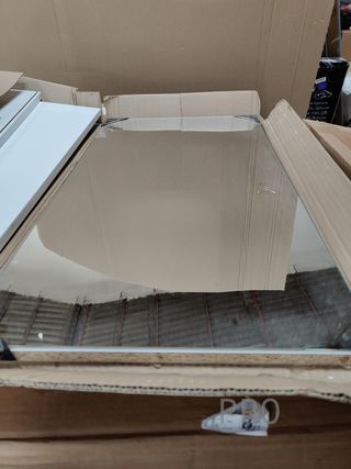 Espejo con mueble e iluminación LED