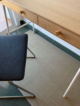 Escritorio Ikea Lillasen Madera y Metal