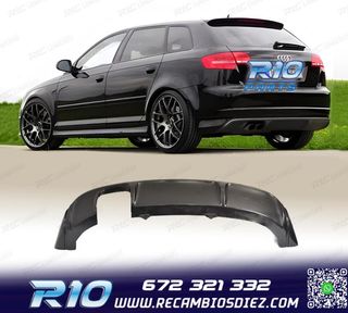 DIFUSOR AUDI A3 8P LOOK S3 03-08