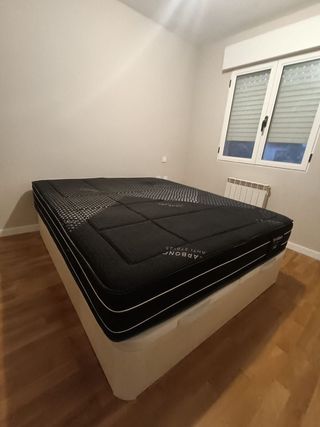 Colchon visco, canape abatible y somieres. CAMAS