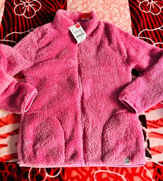 Sudadera peluche niña rosa 13/14 años